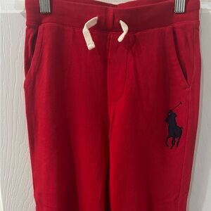 Polo by Ralph Lauren Vibrant Red boys joggers
French terry fabric